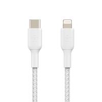 Kabel USB-C naar Lightning Belkin CAA004BT1MWH Wit 1 m - thumbnail