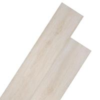 VidaXL Vloerplanken zelfklevend 5,21 m² 2 mm pvc klassiek wit eiken - thumbnail