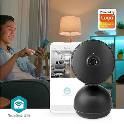Nedis SmartLife Camera voor Binnen | Wi-Fi | Full HD 1080p | Pan tilt | Cloud Opslag (optioneel) / microSD (niet inbegrepen) / Onvif | Met