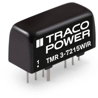 TracoPower TMR 3-7215WIR DC/DC-converter, print 110 V/DC 125 mA 3 W Aantal uitgangen: 1 x Inhoud 1 stuk(s)