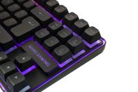 Mars Gaming MCPWTKL, Draadloze Gaming-Combo, DualPro Link 2.4GPRO-Technologie, TKL FRGB Rainbow Toetsenbord + RGB 3200DPI Muis met HUANO-schakelaars + Antislip Muismat 360x260mm, Zwart, Spaans - thumbnail