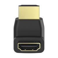 Hama High-speed HDMI-hoekadapter, stekker - koppeling, 90 graden HDMI kabel Zwart - thumbnail