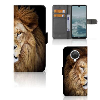 Nokia G10 | G20 | Telefoonhoesje | Met pasjeshouder | Leeuw