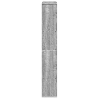 Boekenkast 72x20x120 cm bewerkt hout grijs sonoma eikenkleurig Boekenkast 72x20x120 cm bewerkt hout grijs sonoma eikenkleurig