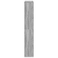 Boekenkast 72x20x120 cm bewerkt hout grijs sonoma eikenkleurig - thumbnail
