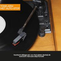 Denver MCR-50 USB-platenspeler Hout - thumbnail