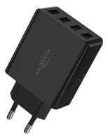 Ansmann HomeCharger HC430 USB-oplader 30 W 4x USB-A Wit Binnen - thumbnail