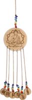 Hanging Wood - Laser Engraved - Bhudda - thumbnail