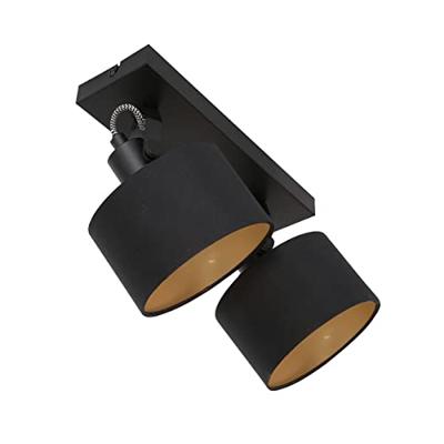 Steinhauer Zwarte plafondlampOrnoir 2-lichts - 3334ZW