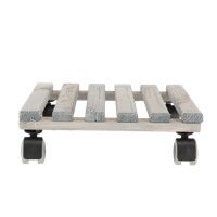 Esschert Design trolley grijs vierkant indoor - thumbnail