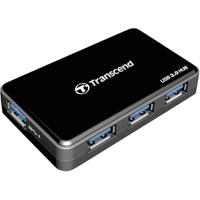 Transcend TS-HUB3K TS-HUB3K USB-hub 4 poorten USB-A USB 3.0 5 GBit/s Zwart - thumbnail