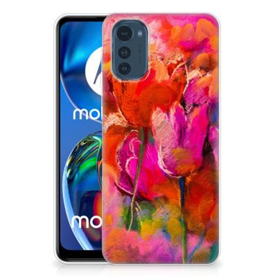 Smartphone hoesje Motorola Moto E32/E32s Tulips