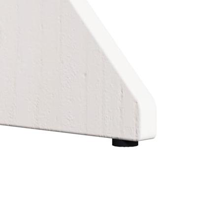 Salontafel 2 pcs Wit 46 x 46 x 47 cm Massief grenenhout