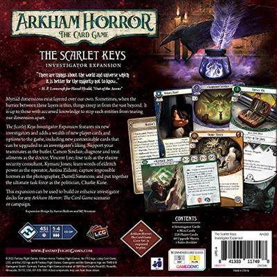 Asmodee Arkham Horror: The Scarlet Keys Investigator Expansion Kaartspel Asmodee Arkham Horror: The Scarlet Keys Investigator Expansion Kaartspel