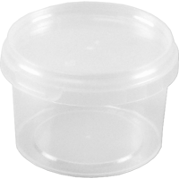 Cup | met deksel | pP | 280ml | Ø 95mm | transparant | 432 stuks - thumbnail