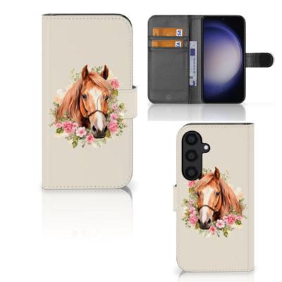 Telefoonhoesje | Met pasjeshouder | voor Samsung Galaxy S24 Paard Telefoonhoesje | Met pasjeshouder | voor Samsung Galaxy S24 Paard