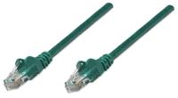 Intellinet 319782 RJ45 Netwerkkabel, patchkabel CAT 5e U/UTP 3.00 m Groen 1 stuk(s) - thumbnail
