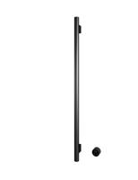 Hotbath &MORE set van 1 rails RARV135 ROUND135 cm met separate schakelaar en inbouw element Geborsteld Gunmetal PVD (RARV135-1BGP) - thumbnail