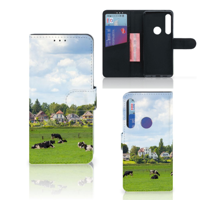 Motorola One Action | Telefoonhoesje | Met pasjeshouder | Koeien - thumbnail