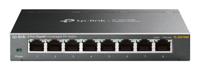 TP-Link TL-SG108E 8-poorts Gigabit Easy Smart Managed Network Switch (8 Gigabit RJ45-poorten, IGMP-snooping, centraal beheer, energiezuinig), Metallic Zwart - thumbnail