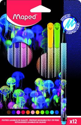 Viltstift maped deepsea paradise set a 12 kleuren