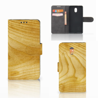 Nokia 3 Book Style Case Licht Hout - thumbnail