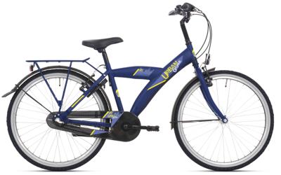 Bikefun Kinderfiets 24" bike fun urban - kobalt blauw