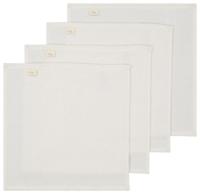 HEMA Monddoekjes - 30 X 30 - Katoen - 4 Stuks (wit) - thumbnail