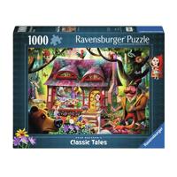 Ravensburger legpuzzel roodkapje en de wolf, 1000st. - thumbnail