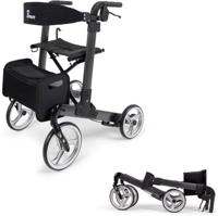 Parvum Luxo Rollator Medium- Luxe dubbel opvouwbare rollator (6,9kg)-Antracite - thumbnail