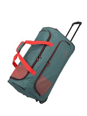 Basics Fresh Wheeled duffle L Green/Orange