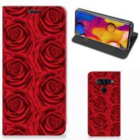 LG V40 Thinq Smart Cover Red Roses - thumbnail