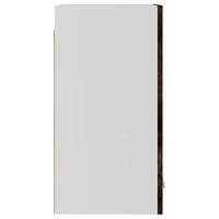Hangkast 29,5x31x60 cm bewerkt hout gerookt eikenkleurig - thumbnail