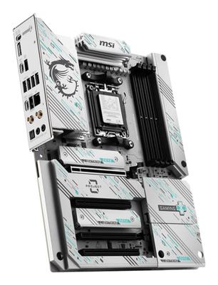 MSI 7E75-001R Moederbord Socket AMD AM5 Vormfactor ATX Moederbord chipset AMD® B850