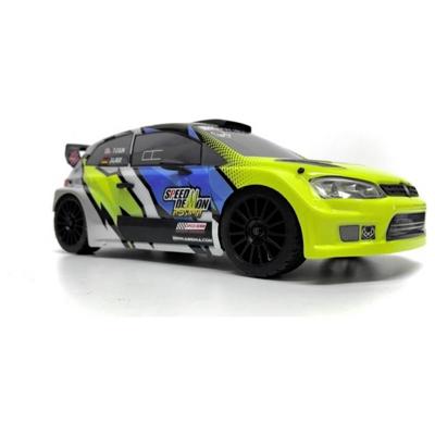 Absima 1:12 RC auto Elektro Rallywagen 1:12 EP Rally Car Speed Demon 4WD BL RTR Wit Brushless 4WD RTR 2,4 GHz Incl. accu en lader