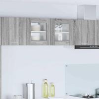 Hangkast Riga 2 pcs Grijs Sonoma 40 x 31 x 40 cm Bewerkt hout - thumbnail