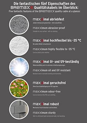 Brennenstuhl Verl Kabel 1161650 verlengsnoer Bremaxx-technologie buitengebruik 25m oranje