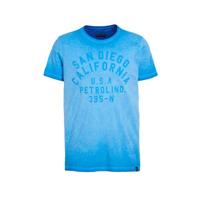 Petrol Industries T-shirt met logo blauw - thumbnail