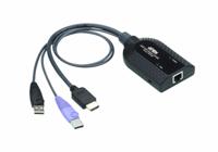ATEN KVM-Adapterkabel USB / HDMI 0.25 m - thumbnail