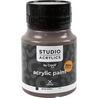 Creall Studio Acrylverf, dekkend, burnt umber (69), 500 ml/ 1 fles - thumbnail