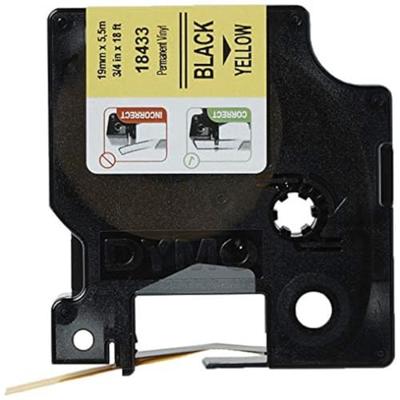 Labeltape DYMO IND RHINO S0718470 Vinyl Tapekleur: Geel Tekstkleur:Zwart 19 mm 5.5 m