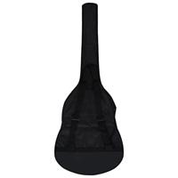 Gitaartas voor 3/4 klassieke gitaar 94x35 cm stof zwart - thumbnail
