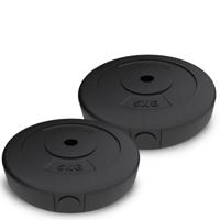 Physionics Halterschijven Kunststof 2 x 5 kg - thumbnail