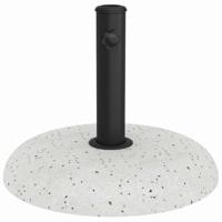 VidaXL Parasolvoet wit ø 45 x 33 cm betonkleurig - thumbnail