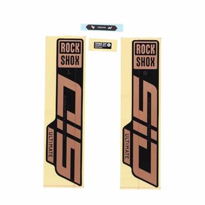ROCKSHOX decor set "signatur series" decal set rs sid ult. copper look