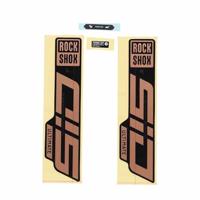 ROCKSHOX decor set "signatur series" decal set rs sid ult. copper look - thumbnail