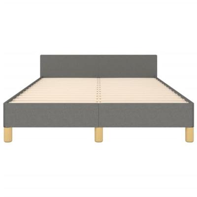 Bedframe zonder matras 120x190 cm stof donkergrijs