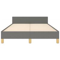 Bedframe zonder matras 120x190 cm stof donkergrijs - thumbnail