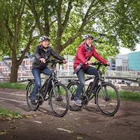 FISCHER FAHRRAD Urban Lano S/M MTB fietshelm Wit, Zwart Confectiemaat: M - thumbnail