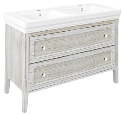 Wastafelmeubel Sapho Cross Wit Hout 116x77,5x49,5 cm